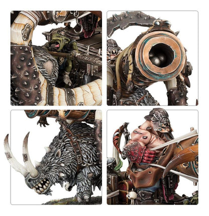 Warhammer Age of Sigmar Ogor Mawtribes Ironblaster/Gnoblar Scraplauncher