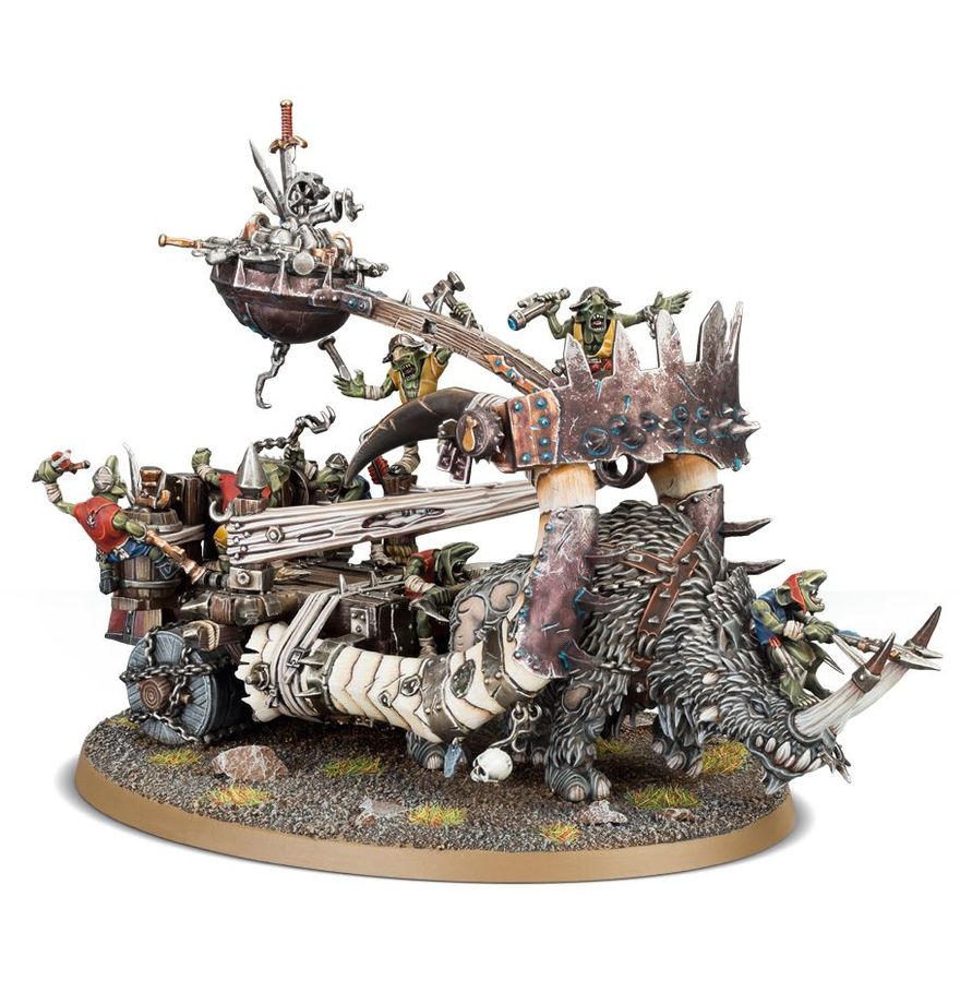 Warhammer Age of Sigmar Ogor Mawtribes Ironblaster/Gnoblar Scraplauncher