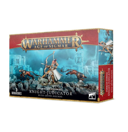 Warhammer Age of Sigmar Stormcast Eternals Knight-Judicator with Gryph-hounds