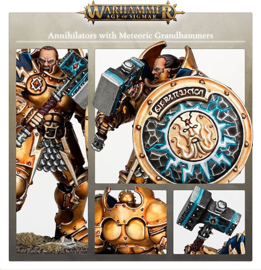 Warhammer Age of Sigmar Stormcast Eternals Annihilators/Annihilators with Meteoric Hammers