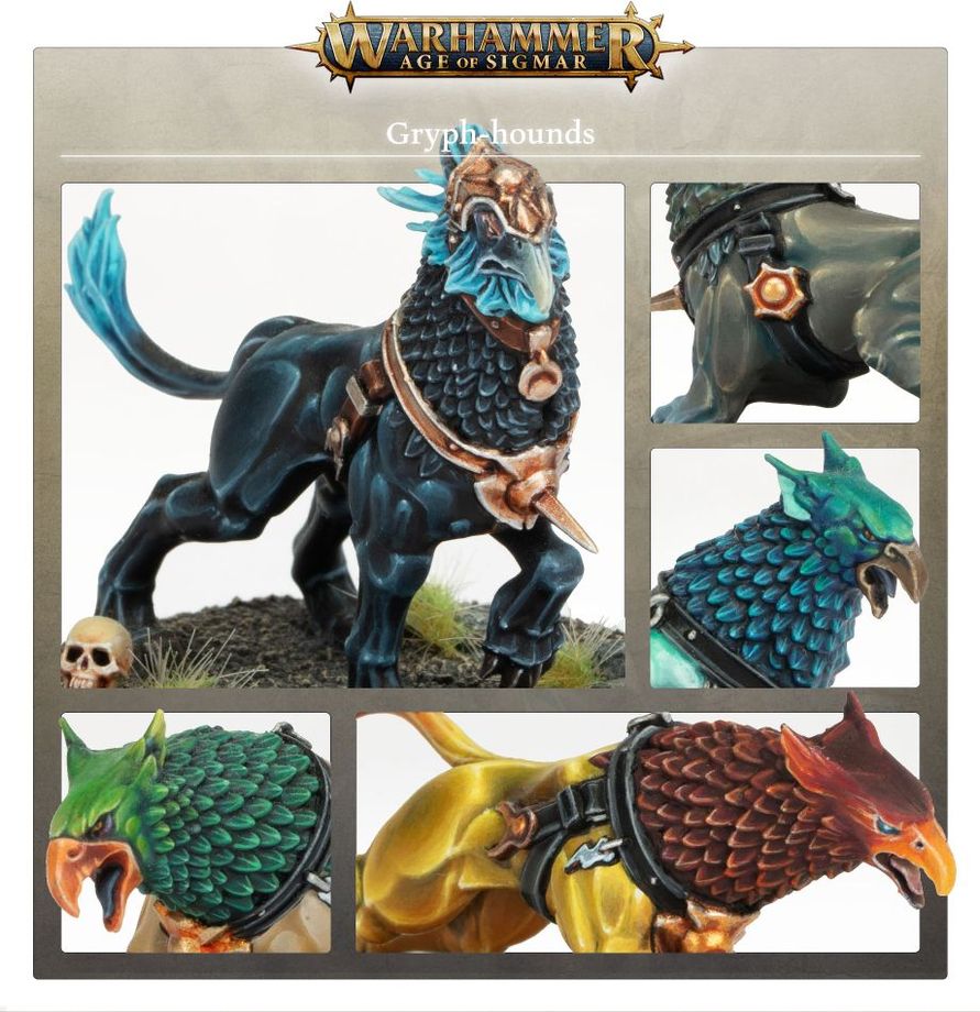 Warhammer Age of Sigmar Stormcast Eternals Gryph-hounds