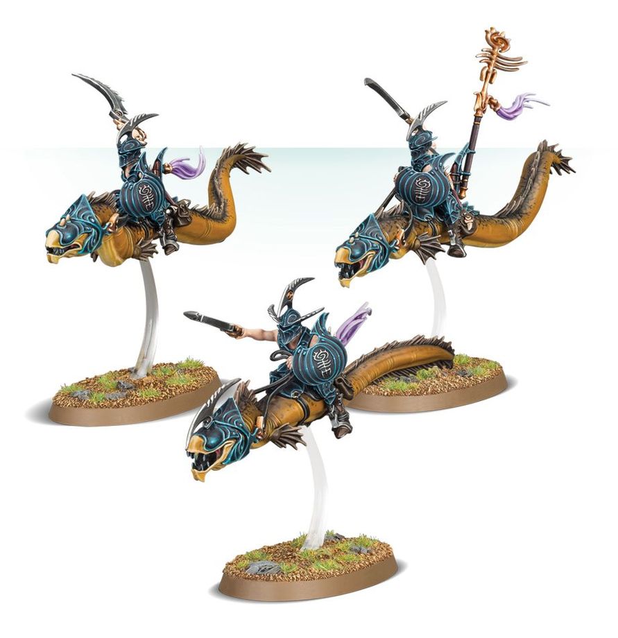 Warhammer Age of Sigmar Idoneth Deepkin Akhelian Morrsarr Guard/Ishlaen Guard