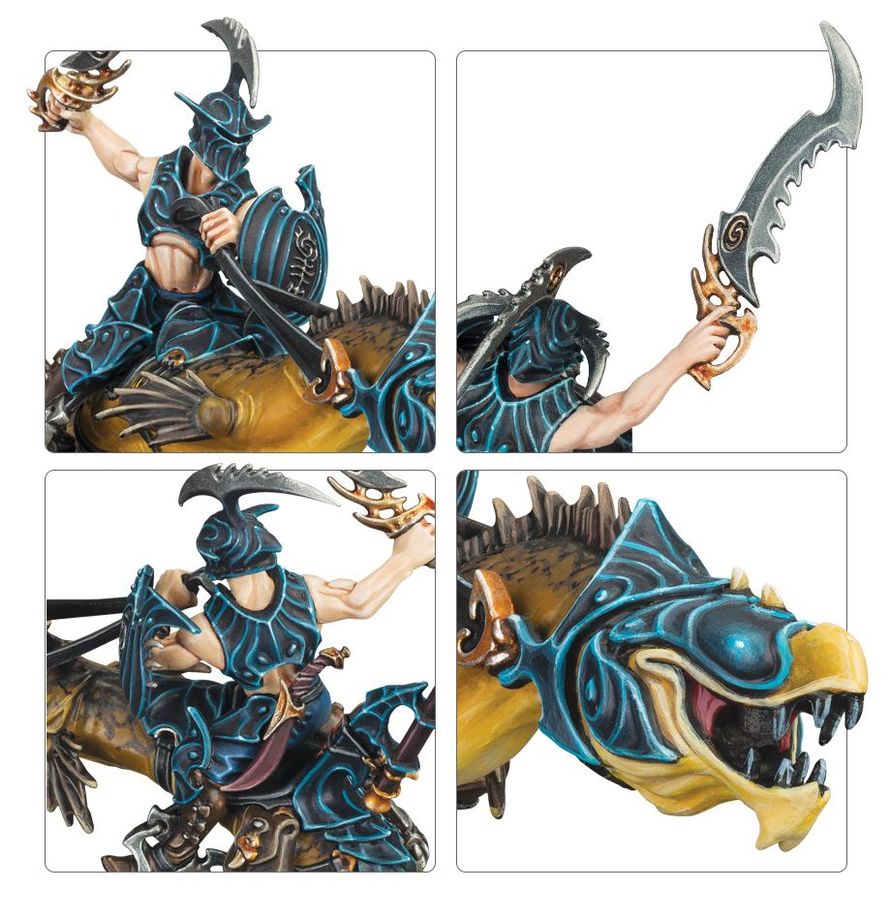 Warhammer Age of Sigmar Idoneth Deepkin Akhelian Morrsarr Guard/Ishlaen Guard