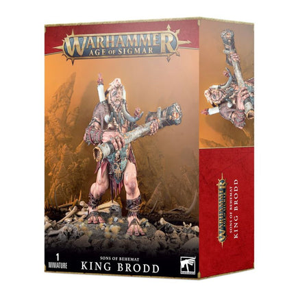 Warhammer Age of Sigmar Sons of Behemat King Brodd/Mega-Gargant
