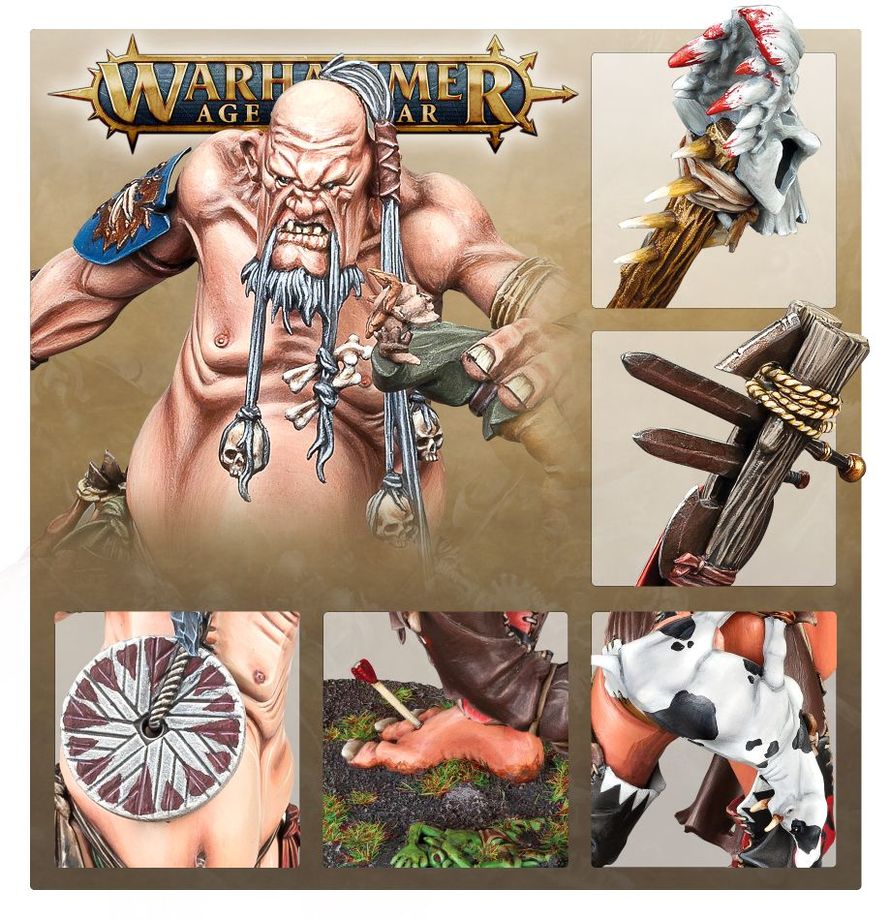 Warhammer Age of Sigmar Sons of Behemat Mancrusher Gargant
