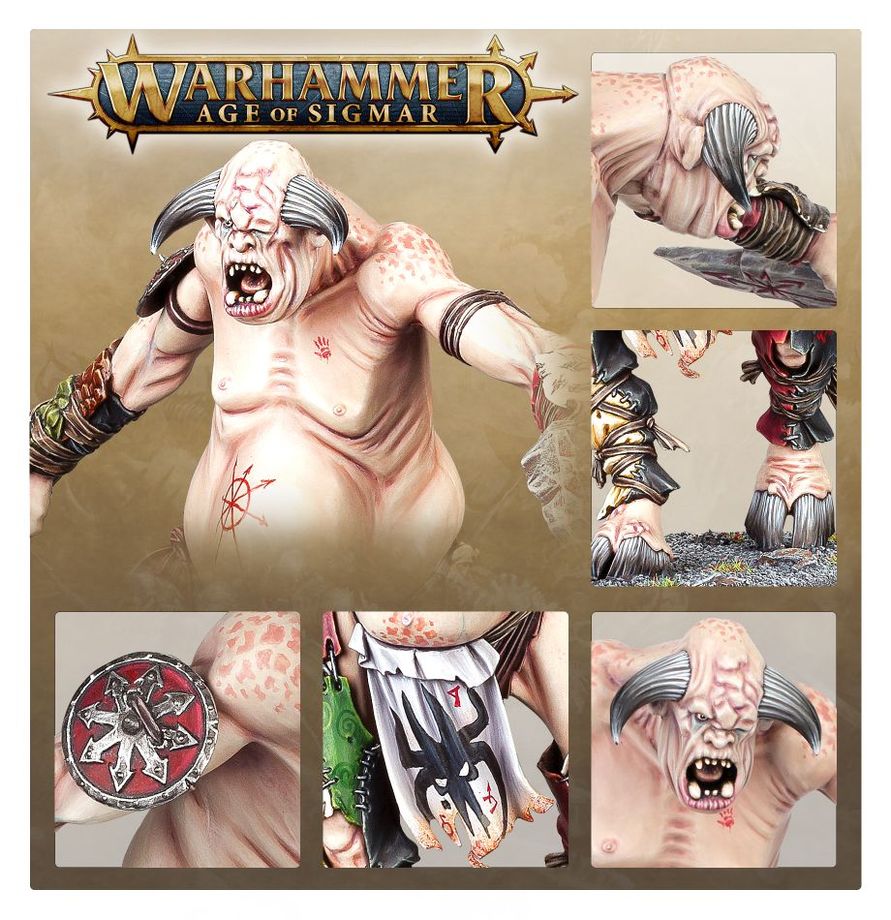 Warhammer Age of Sigmar Sons of Behemat Mancrusher Gargant