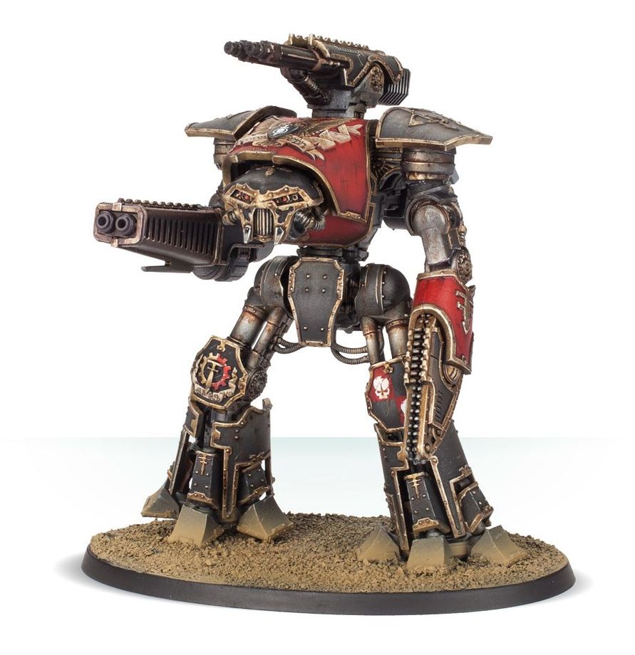 Warhammer 40,000 Imperial Knights Reaver Titan Weapons: Melta Cannon, Chainfist, Volcano Cannon and Turbo Laser