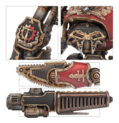 Warhammer 40,000 Imperial Knights Reaver Titan Weapons: Melta Cannon, Chainfist, Volcano Cannon and Turbo Laser