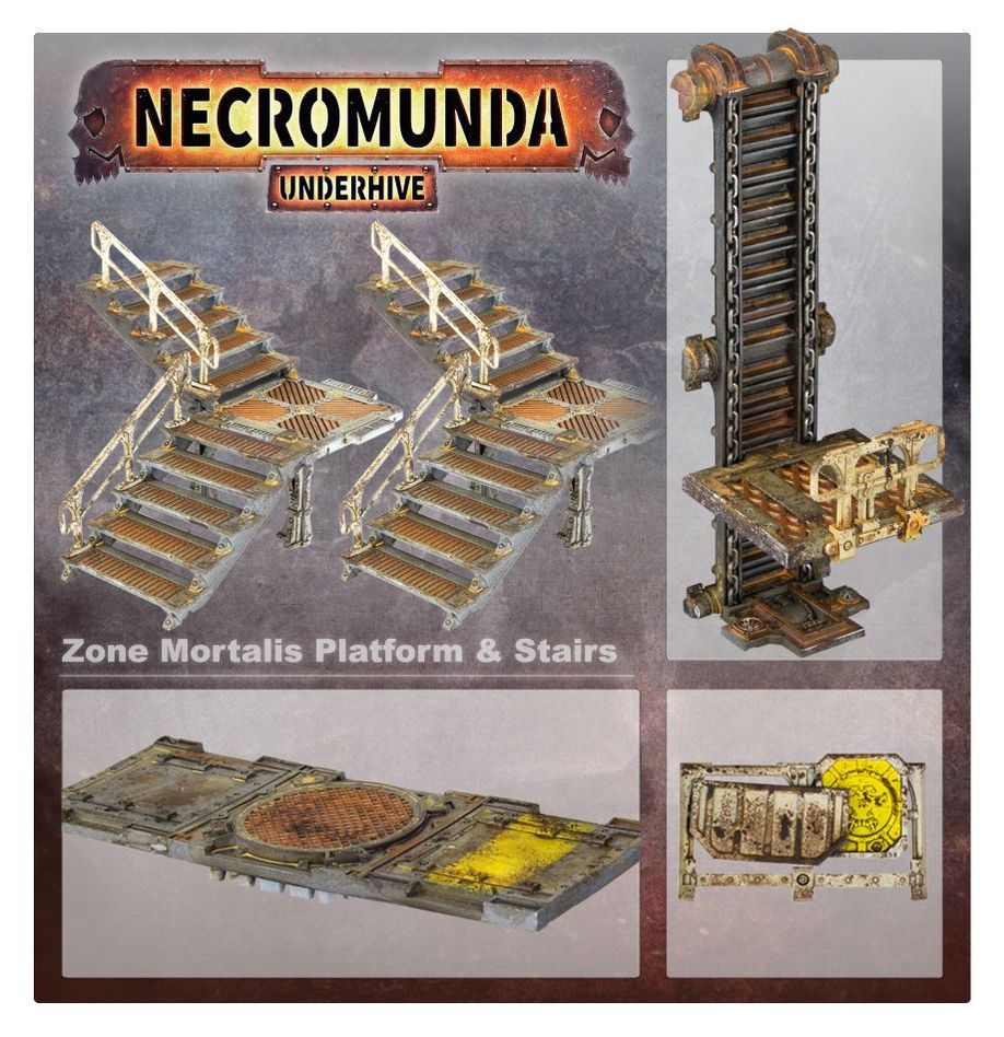 Warhammer 40,000 Necromunda: Zone Mortalis Platforms and Stairs