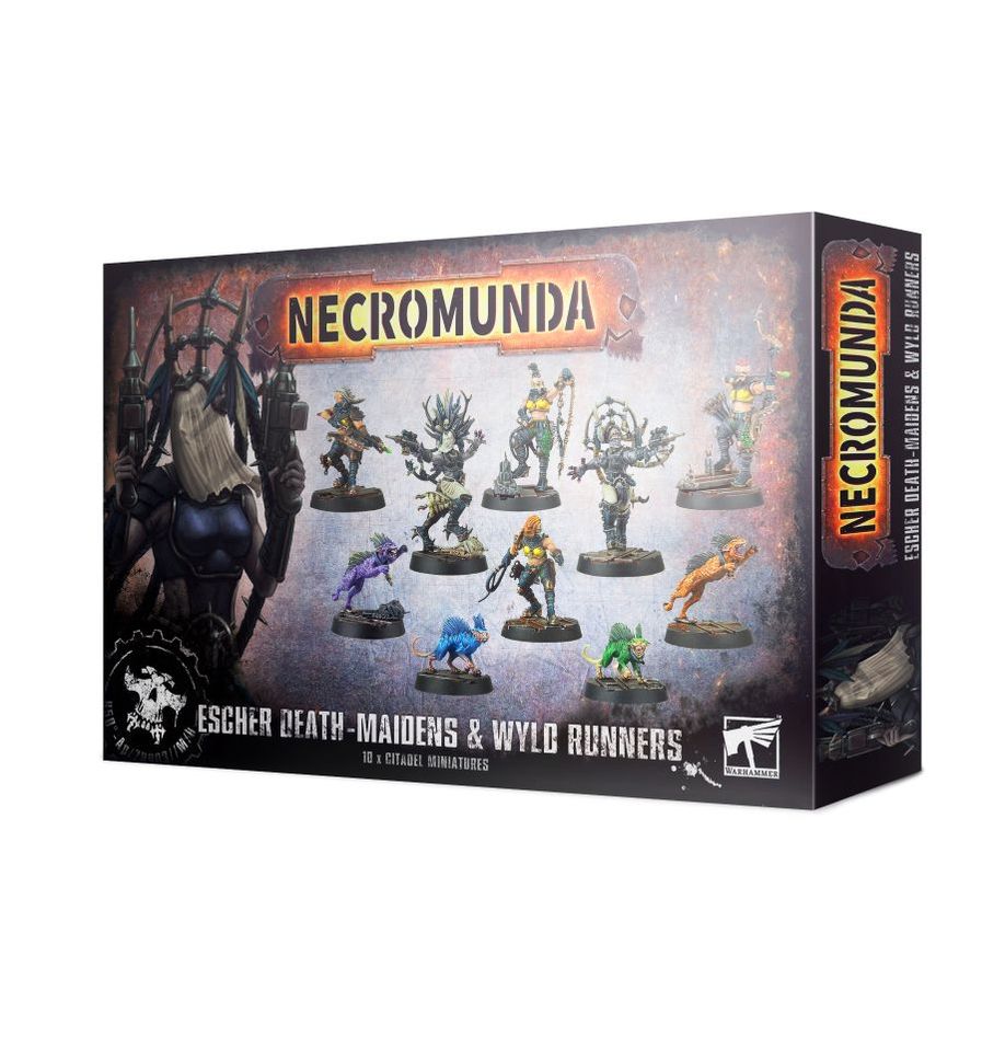 Warhammer 40,000 Necromunda: Escher Death-maidens and Wyld Runners