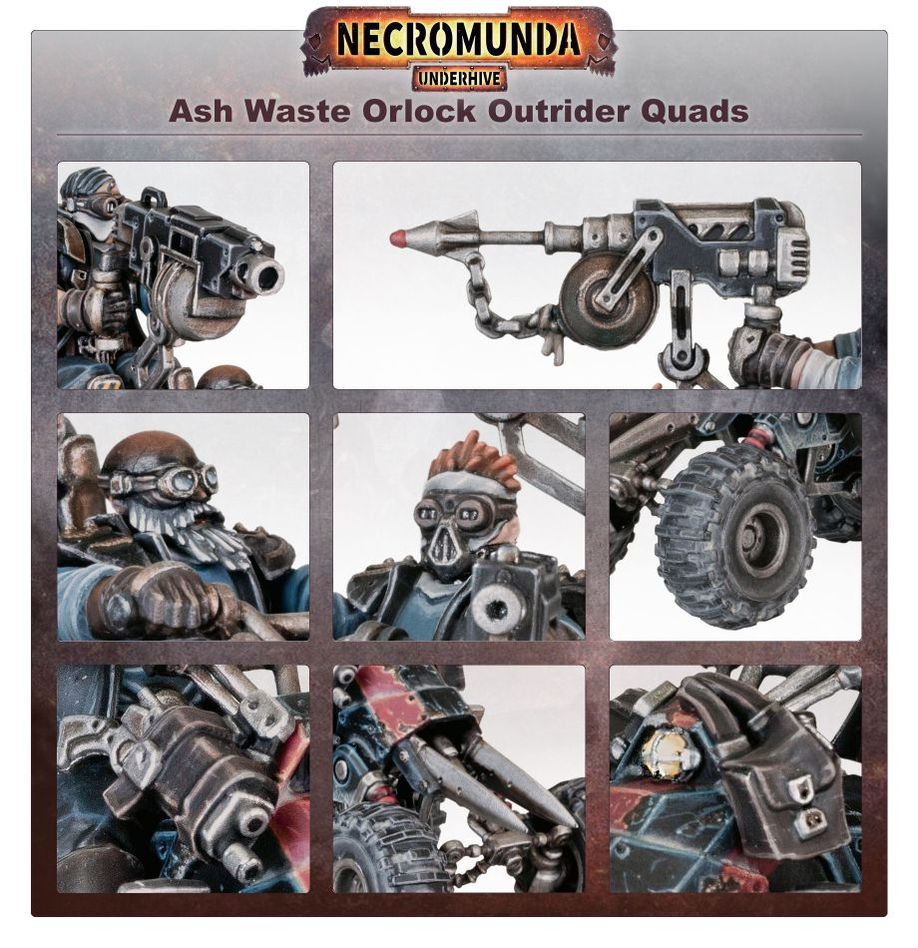 Warhammer 40,000 Necromunda: Orlock Outrider Quads