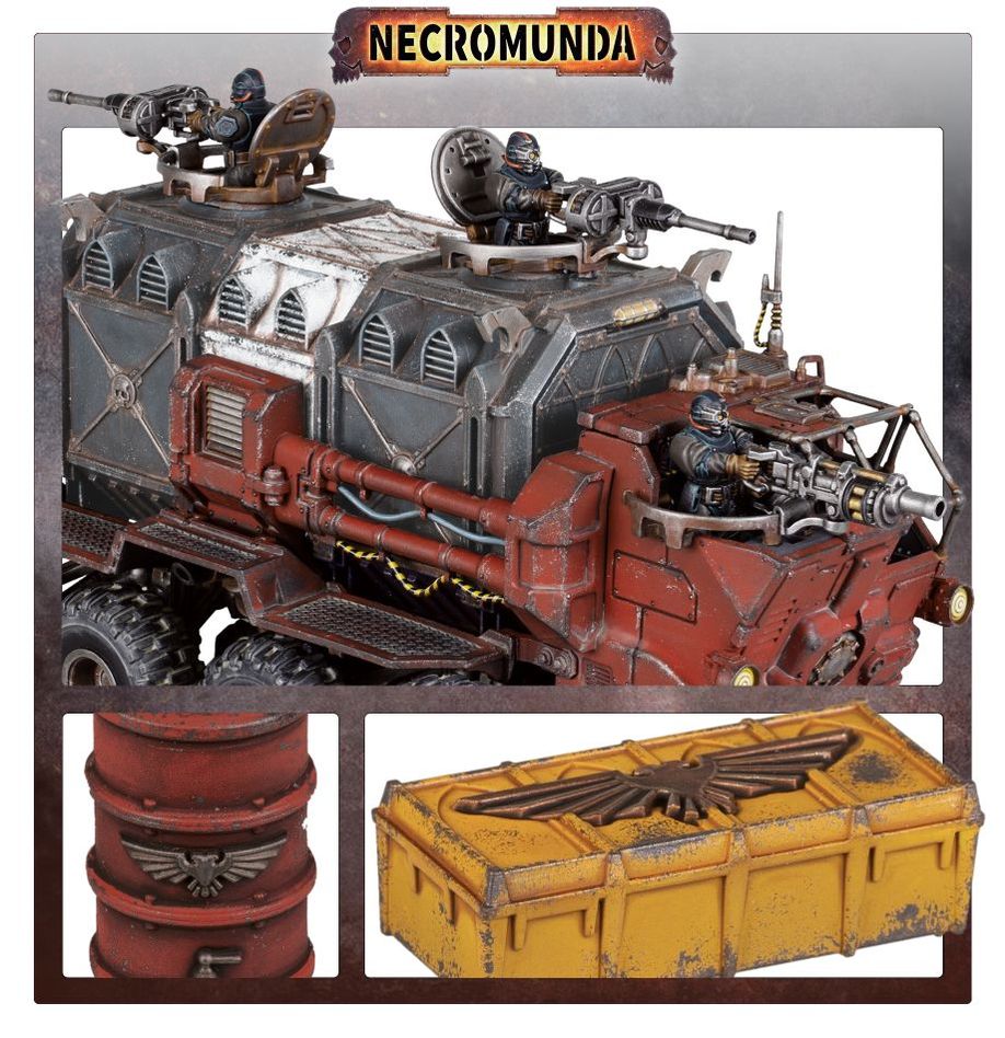 Warhammer 40,000 Necromunda: Cargo-8 Ridgehauler
