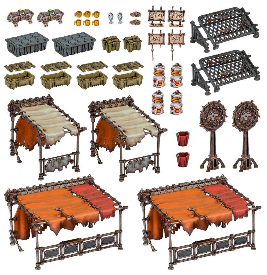 Warhammer 40,000 Necromunda: Zone Mortalis: Underhive Market