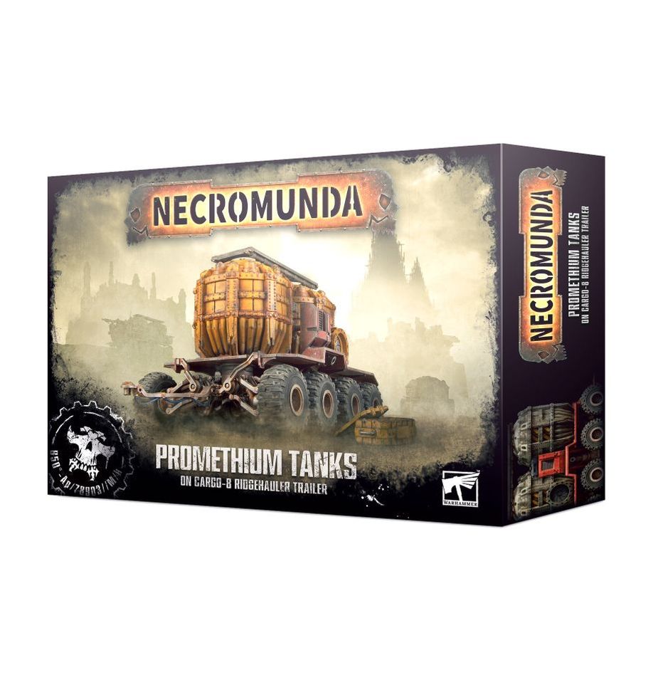Warhammer 40,000 Necromunda: Promethium Tanks on Cargo-8 Ridgehauler Trailer