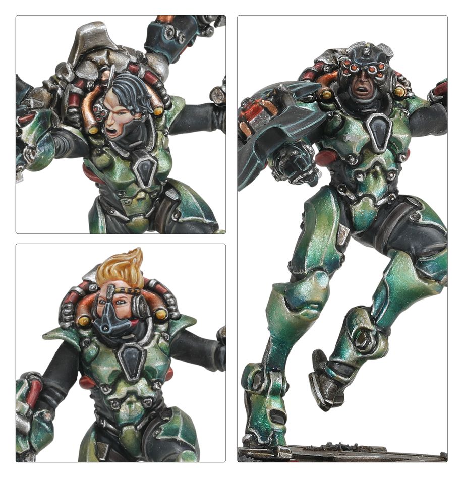 Warhammer 40,000 Necromunda: Malcadon, Yeld, and Jakara Spyre Hunters