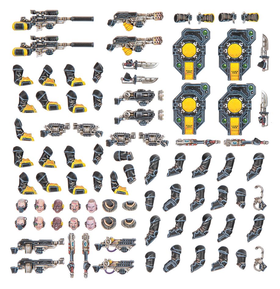 Warhammer 40,000 Necromunda: Palanite Enforcer Weapons & Upgrades