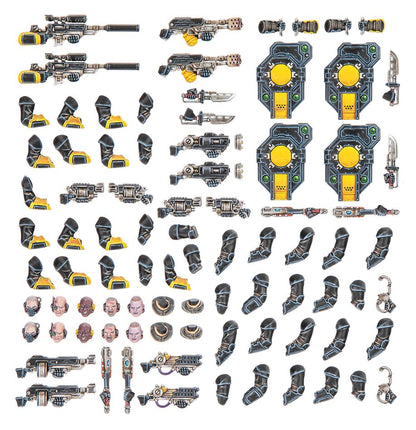 Warhammer 40,000 Necromunda: Palanite Enforcer Weapons & Upgrades