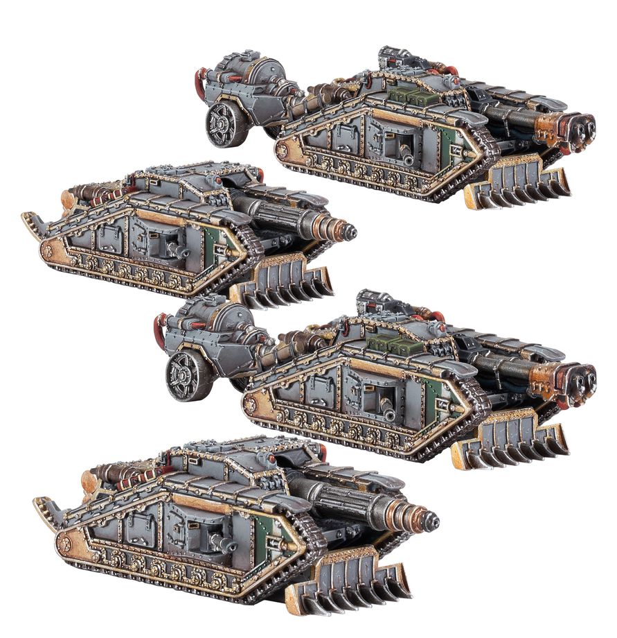 Warhammer Legions Imperialis - Malcador Infernus and Valdor Tank Destroyers