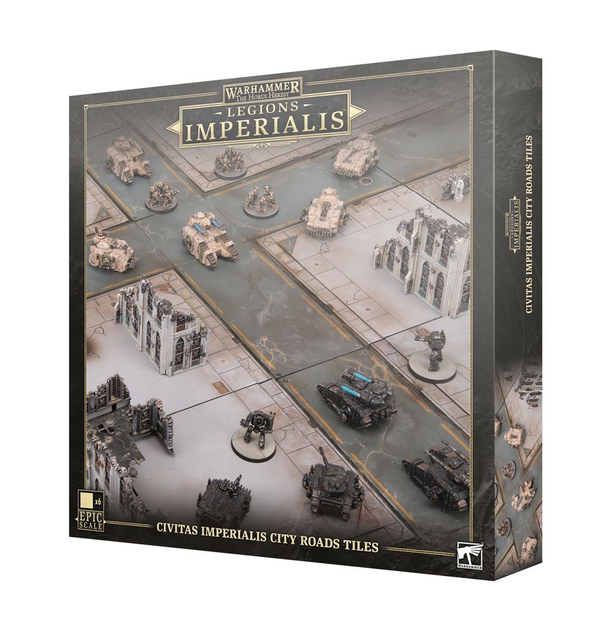 Warhammer Legions Imperialis - Civitas Imperialis City Road Tiles