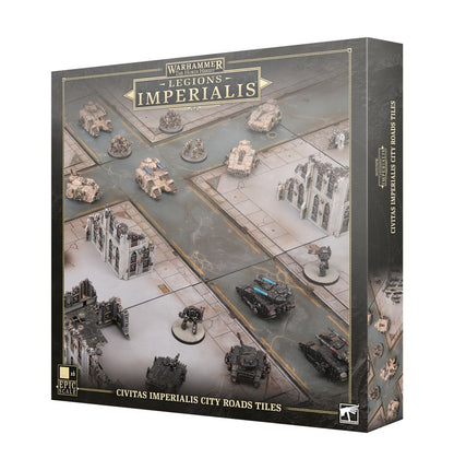 Warhammer Legions Imperialis - Civitas Imperialis City Road Tiles