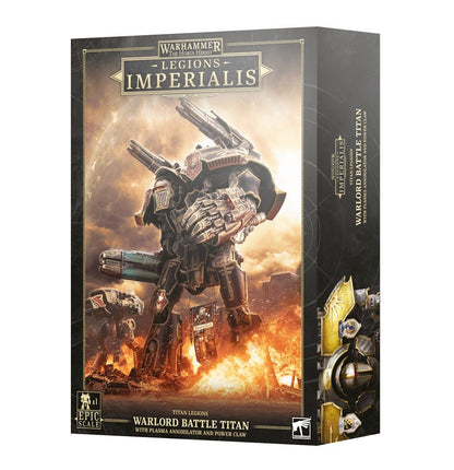 Warhammer Legions Imperialis - Warlord Titan With Power Claw and Plasma Annihilator