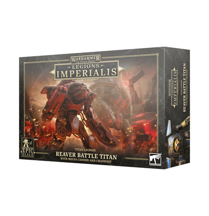 Warhammer Legions Imperialis - Reaver Battle Titan with Melta Cannon and Chainfist