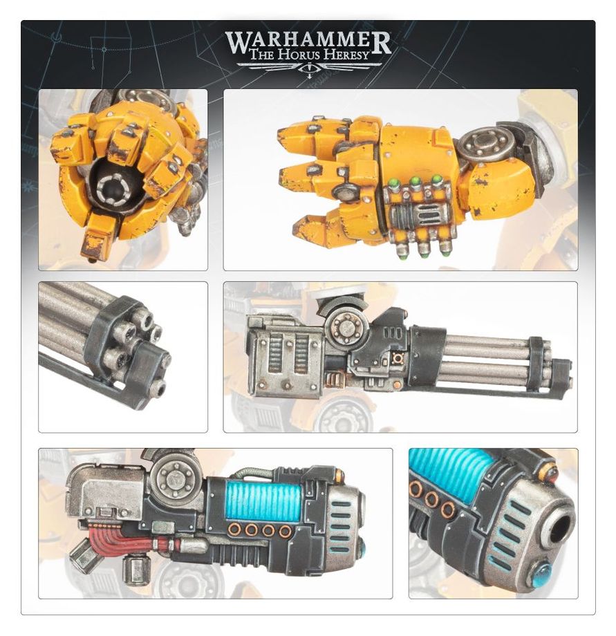 Warhammer The Horus Heresy - Contemptor Dreadnought Weapons Frame 2