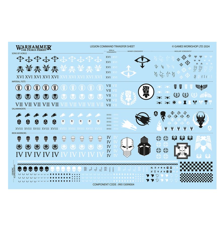 Warhammer The Horus Heresy - Legion Command Upgrade Set