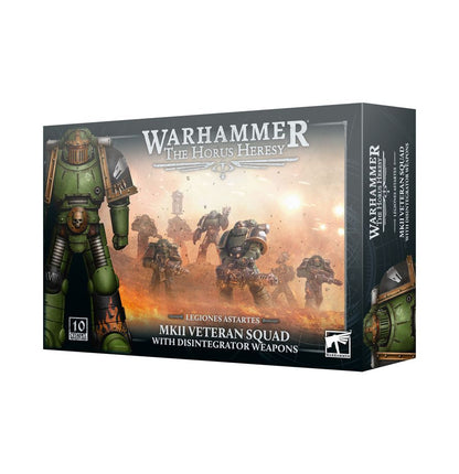 Warhammer The Horus Heresy - MKII Veteran Squad with Disintegrator Weapons