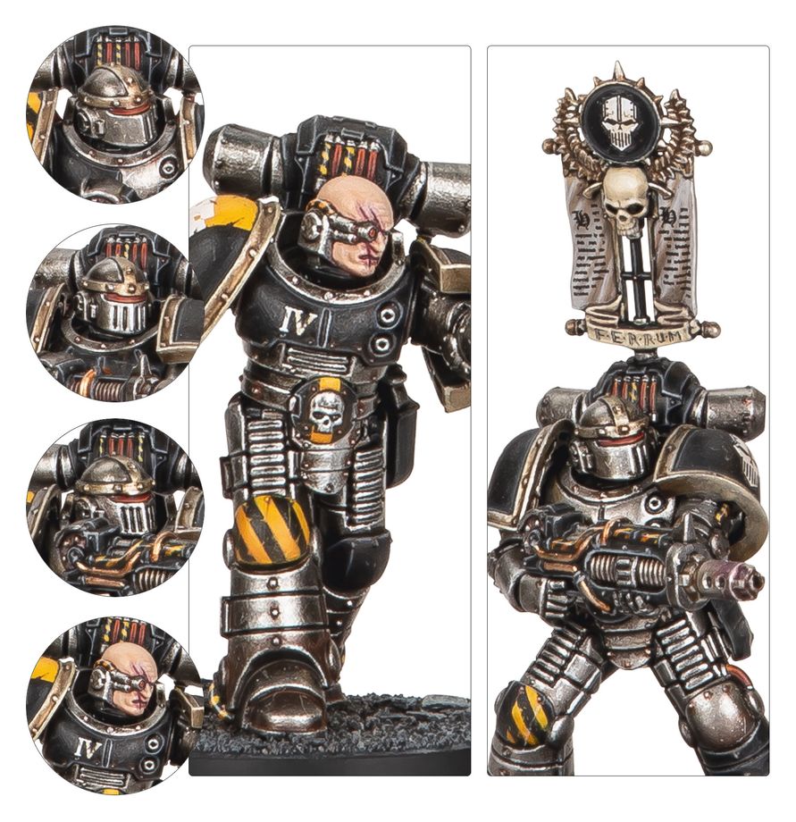 Warhammer The Horus Heresy - MKII Veteran Squad with Disintegrator Weapons