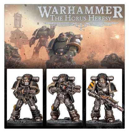 Warhammer The Horus Heresy - MKII Veteran Squad with Disintegrator Weapons