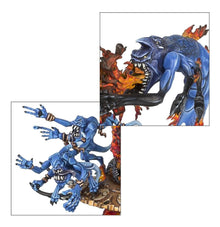 Warhammer Age of Sigmar: Fateskimmer, Herald of Tzeentch on Burning Chariot/ Burning Chariot of Tzeentch