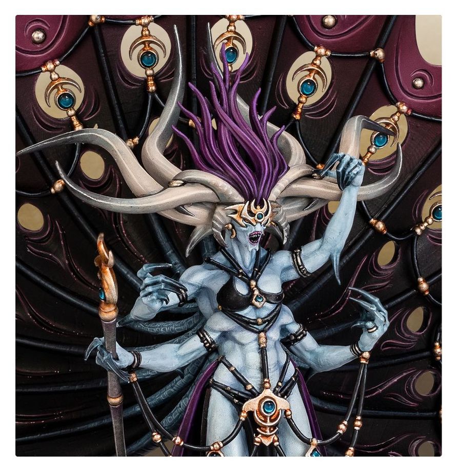 Warhammer Age of Sigmar Hedonites of Slaanesh Dexcessa, the Talon of Slaanesh/Synessa, the Voice of Slaanesh