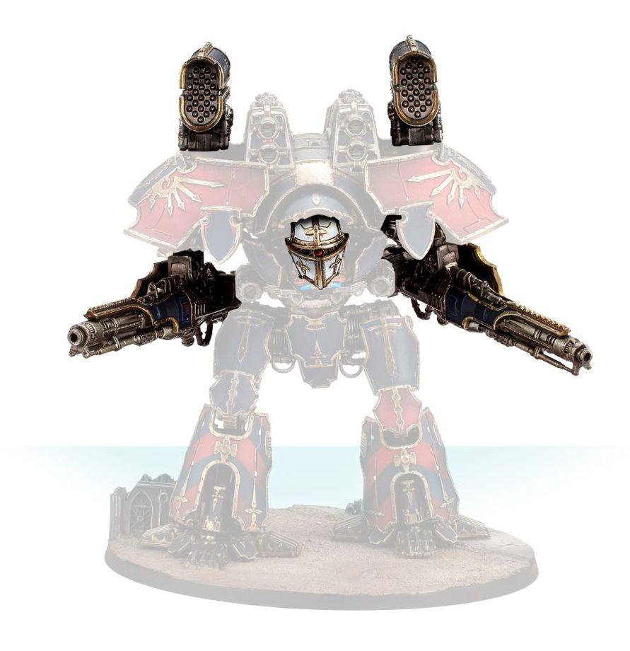 Warhammer 40,000 Imperial Knights Warlord Titan Weapons: Volcano Cannons and Apocalypse Missile Launchers