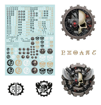 Warhammer The Horus Heresy - Mechanicum Taghmata Transfer Sheet