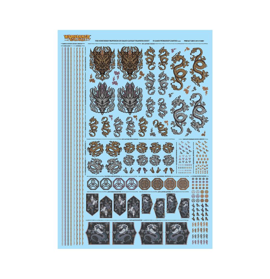 Warhammer: The Old World  - The Northern Provinces of Grand Cathay Transfer Sheet