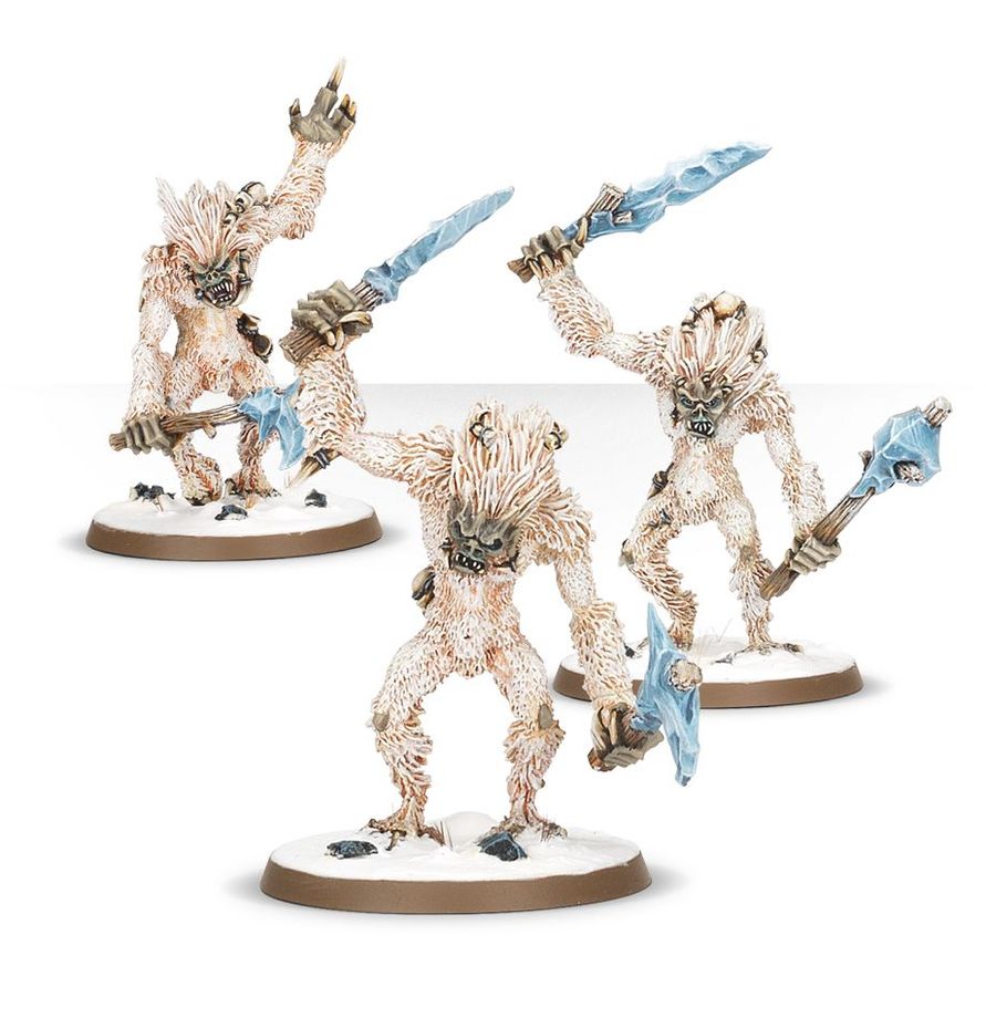 Warhammer Age of Sigmar Ogor Mawtribes Icefall Yhetees