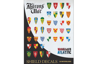 The Baron's War Second Edition - Shield Decals