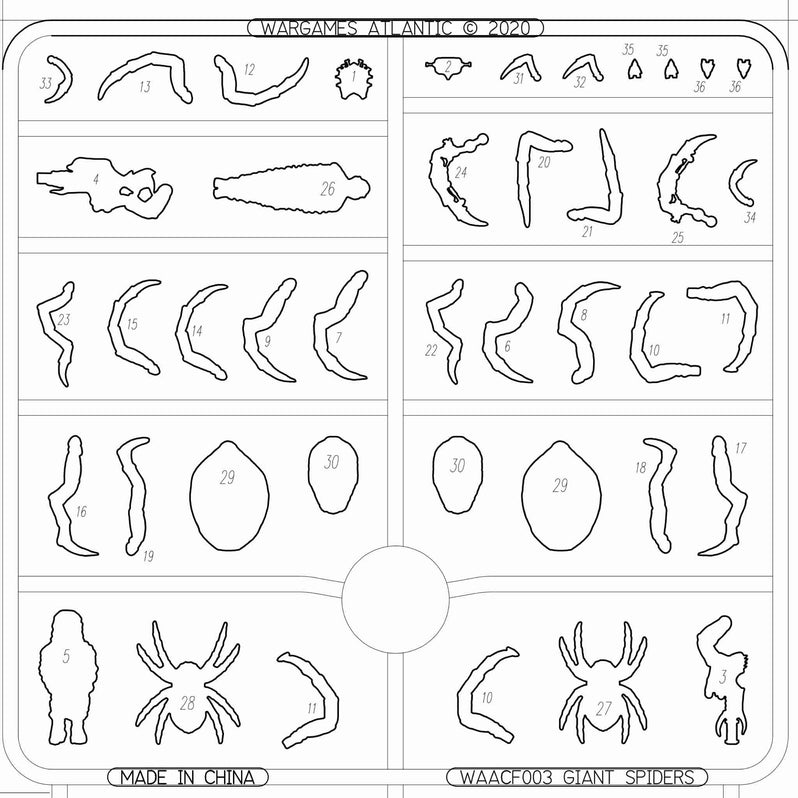 Classic Fantasy - Giant Spiders