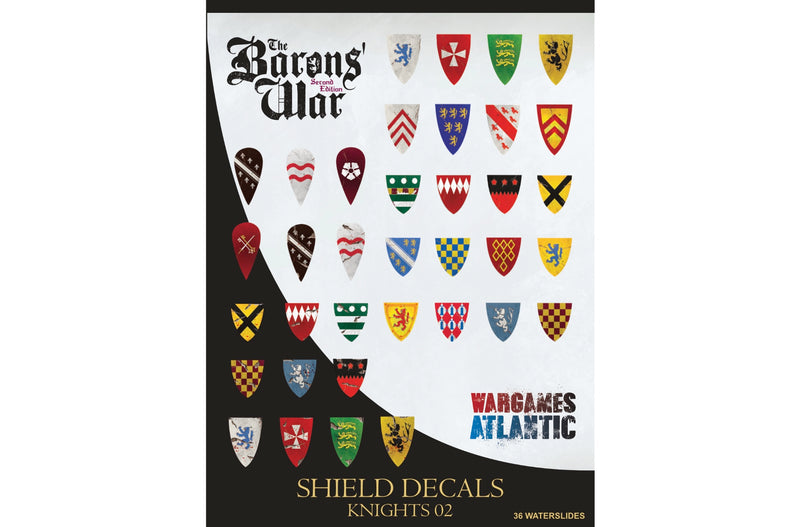 The Baron's War Second Edition - Shield Decals
