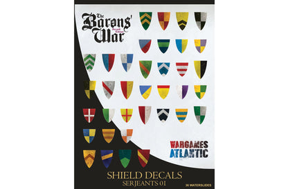 The Baron's War Second Edition - Shield Decals
