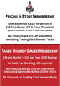 Tango Whiskey Games Membership Fee
