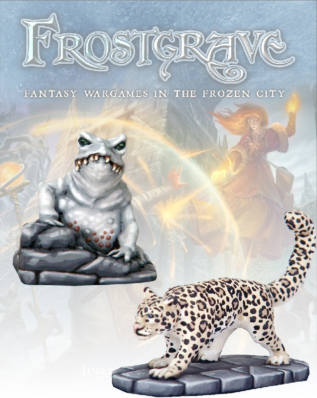 Frostgrave - Ice Toad & Snow Leopard - FGV301