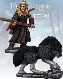 Frostgrave - Barbarian Tracker & War Hound - FGV226